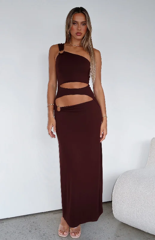 Affordable Fashion for Women You'Ll Love Us Because Made Me Different Maxi Dress Chocolate Affordable Fashion for Women You'Ll Love Us Because Made Me Different Maxi Dress Chocolate