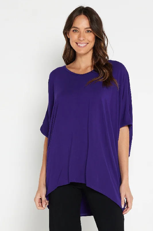 Shop Your Favorites Before They're Gone Alana Bamboo Top - Eggplant