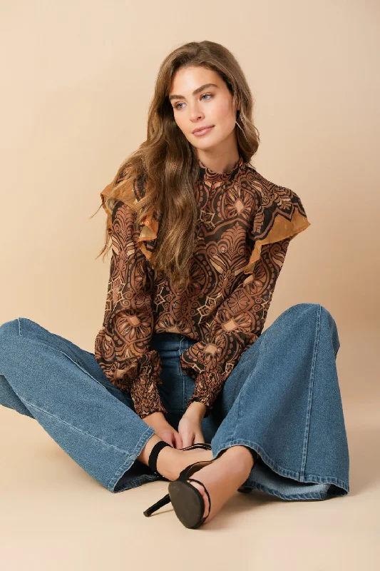 Discounted Prices, Elevated Looks DREAM WEAVER WOVEN TOP
