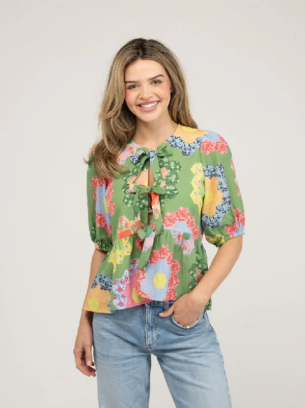 Fashion Forward Femininity Kit Made Top | Green Grandmother's Garden