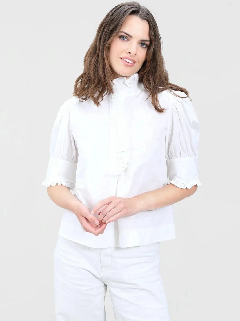 Elegant Style Westport Top in White
