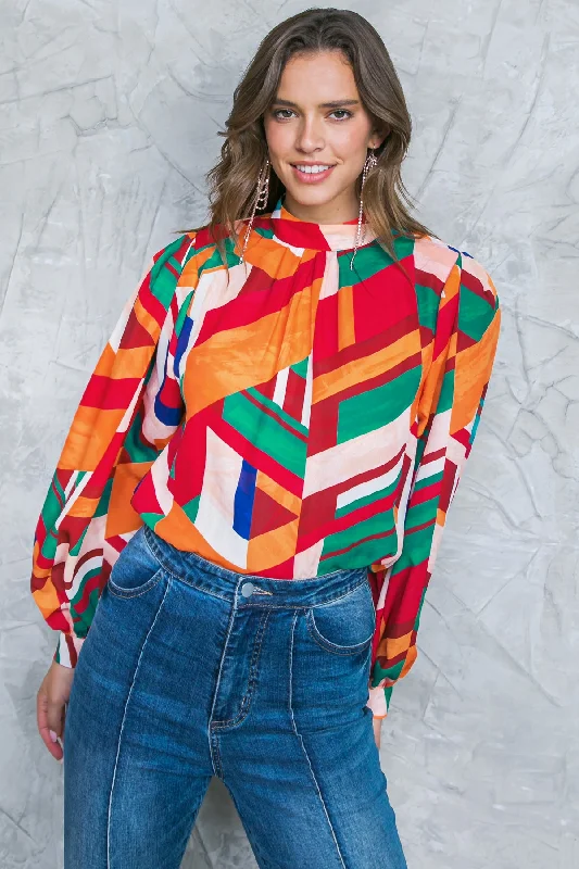 Huge Discounts On Your Favorites LIGHT UP MY LIFE WOVEN TOP