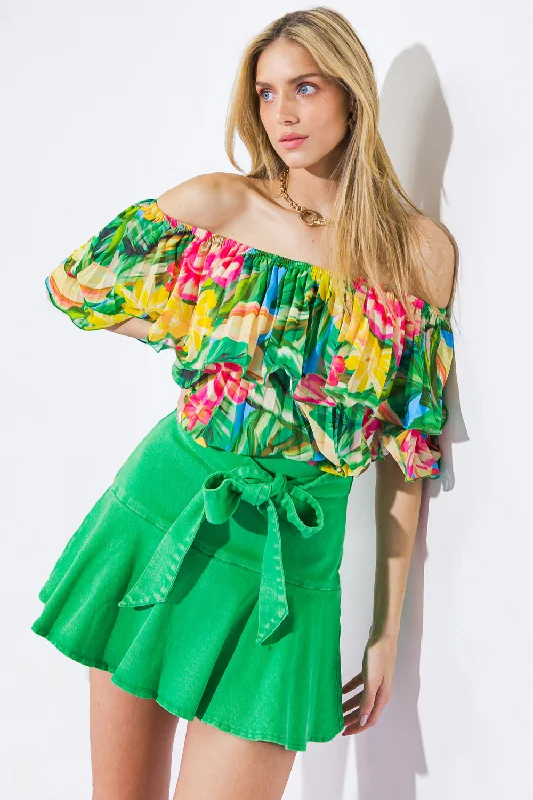 Exclusive Deals For This Week Only I'LL BE LOVING YOU WOVEN TOP