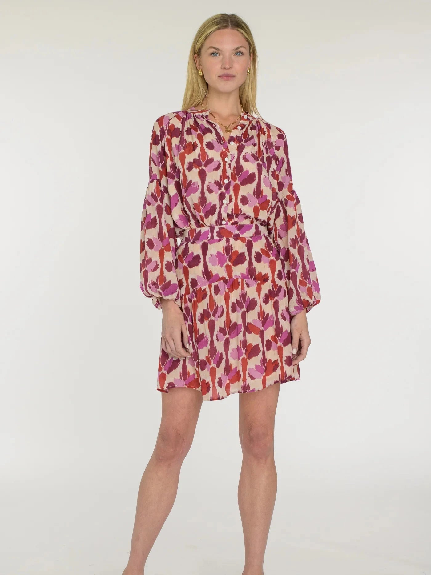 Refresh Your Wardrobe For Less This Weekend Emory Top in Mood Palm Amethyst