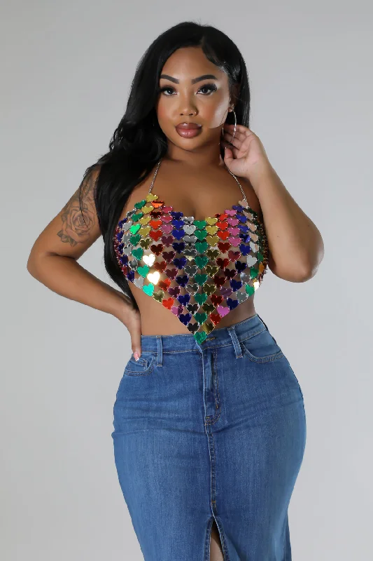 Contemporary Fashion Sale Steal Your Heart Halter Top