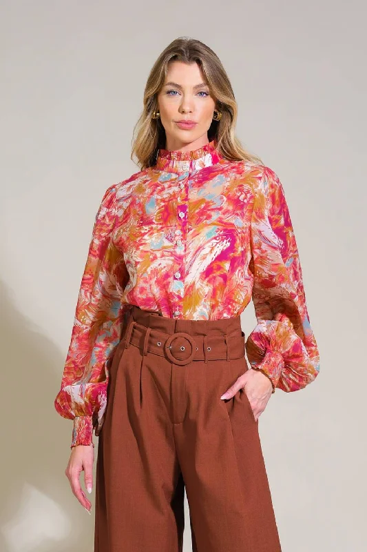 Catch Every Fashion Trend SEASONAL MOVES WOVEN TOP