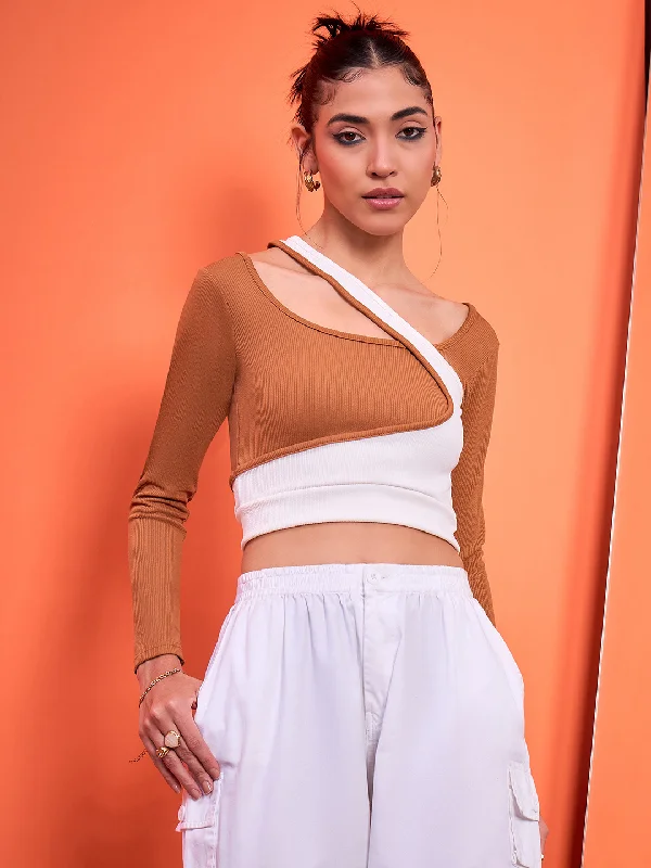 Trend Leading Collection Stretchable Dual-Ribbed Top