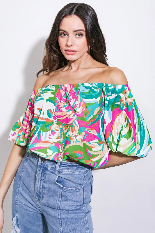 Daily Deals BRING GOOD ENERGY WOVEN TOP