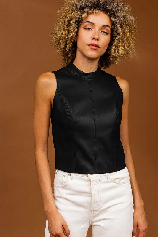 Valentine's Special Nadine Mock Neck Top