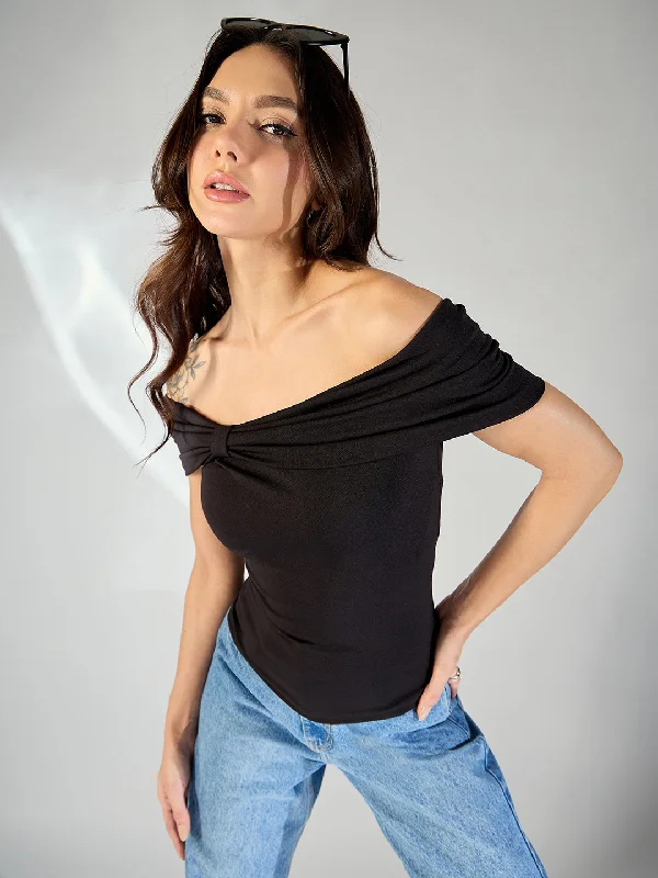 Timeless Fashion, Unbeatable Prices Bow Bardot Top