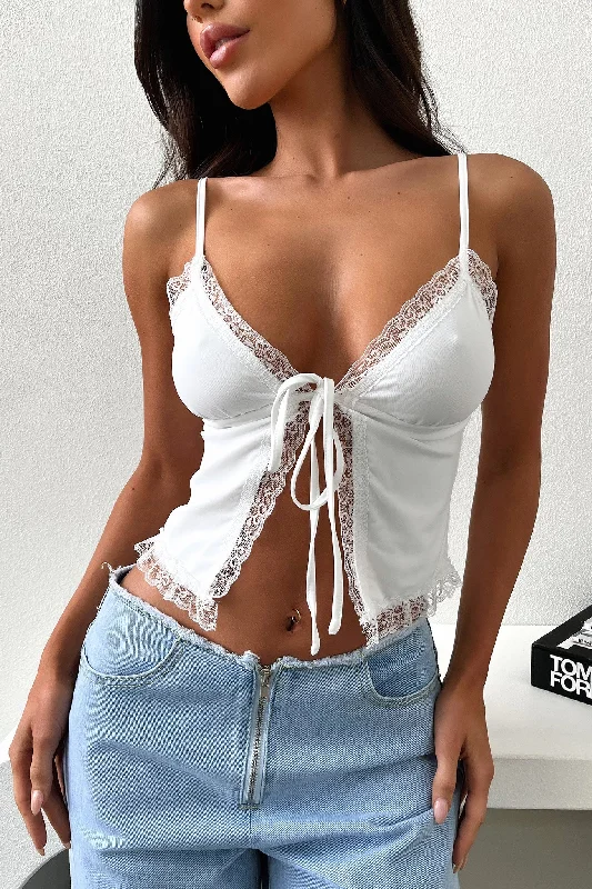 Unbeatable Prices On Best-Selling Items Karissa Top - White