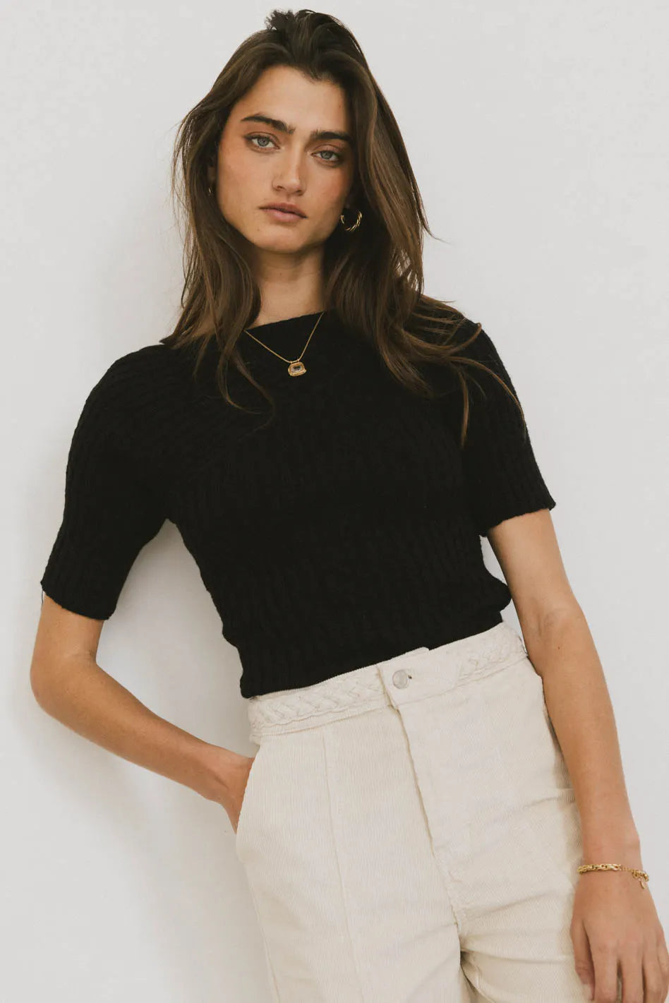 Unbeatable Prices Toni Sweater Top in Black - FINAL SALE