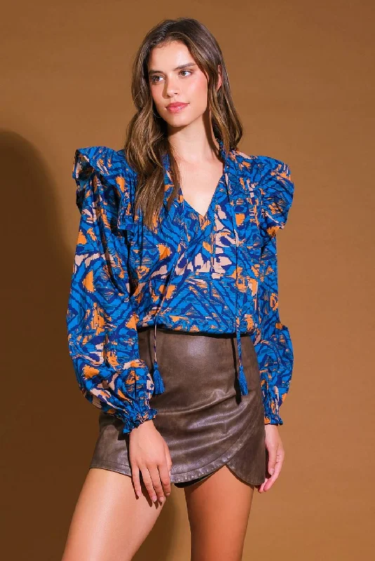 Vintage-Modern Style Offers EAGLE CREST WOVEN TOP
