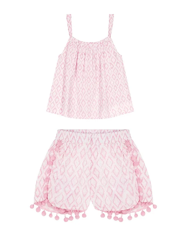 Unleash Your Trendy Side Mer St Barth Colette Top & Short Set