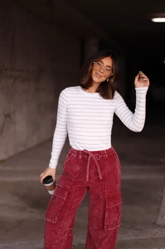 Huge Price Cuts On Your Must-Haves Striped Crew Neck Top