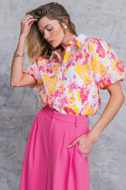 Exclusive Prices For A Limited Time EFFORTLESS OUTLOOK WOVEN TOP