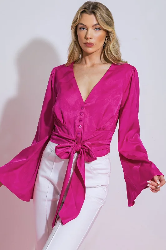 Fashionable Comfort Promotions THE RIGHT ADDITION WOVEN TOP
