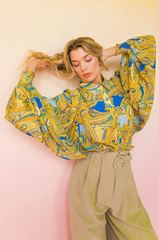 Daily Deals HEY VACAY WOVEN TOP