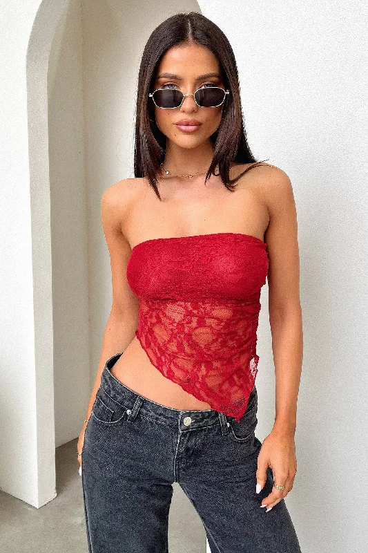 Mid-Week Savings Extended Through The Weekend Maddison Top - Burgundy