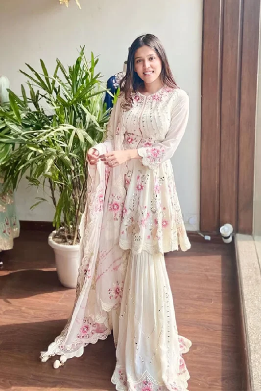 Save More On The Styles You Love Latest Stylish Plazo With Crop Top White 2021
