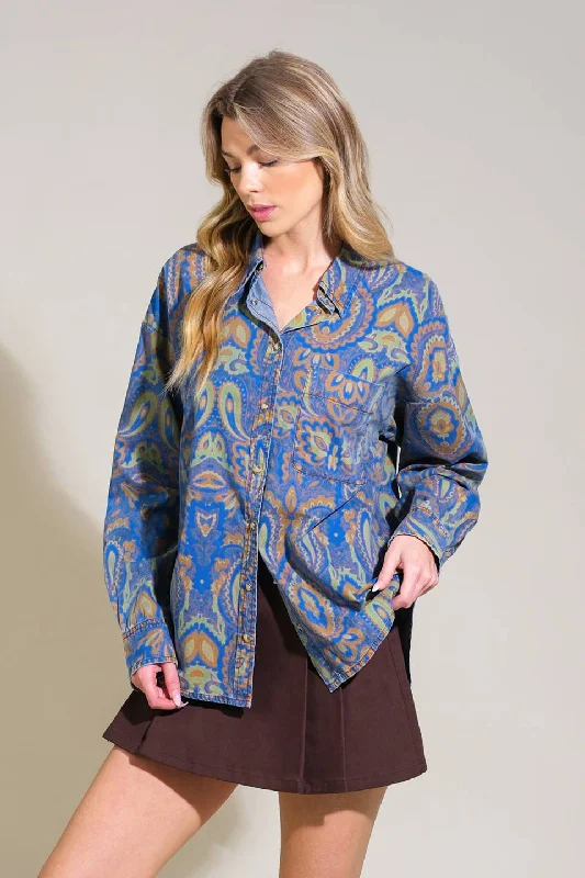 Trend Leading Collection I'M IN CHARGE WOVEN TOP