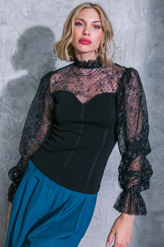 Upgrade Your Wardrobe For Less SWEETEST SENSE POLKA DOT TOP