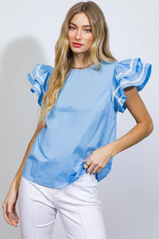 The Perfect Time To Shop And Save NICE AS CAN BE WOVEN TOP