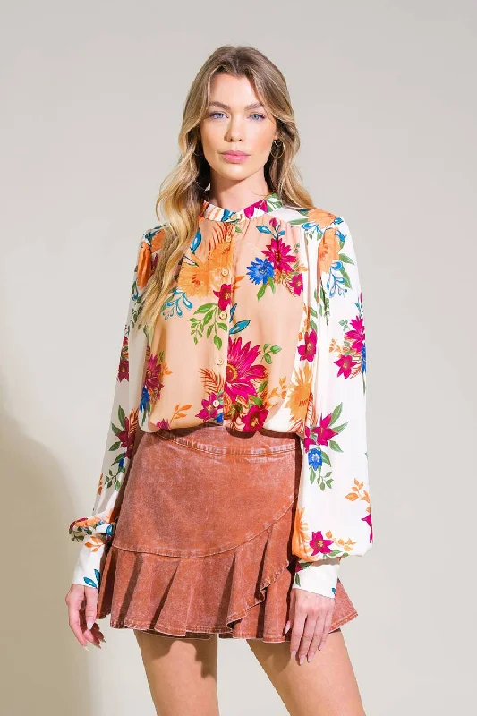 Fashion Forward Femininity LASTING MEMORIES WOVEN TOP