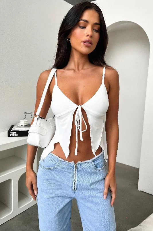 Avant-Garde Style Promotions Alessandra Top - White