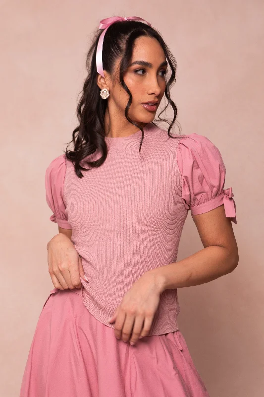 Last Chance To Grab These Amazing Deals Clo Top in Mauve