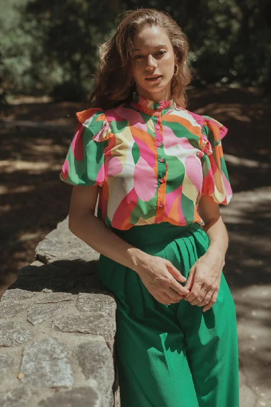 Flash Weekend Discounts – Shop Now MAKE THEM PROUD WOVEN TOP