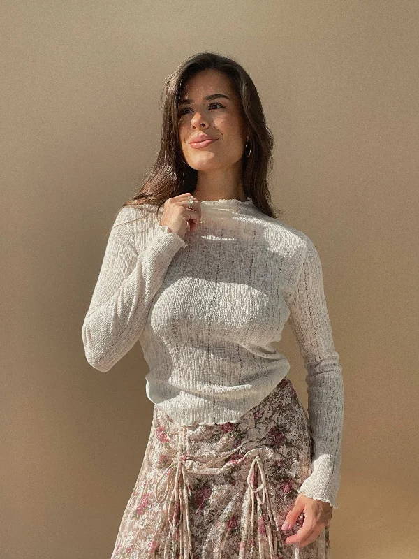Fresh Fashion Discounts Keep It Sheer Top