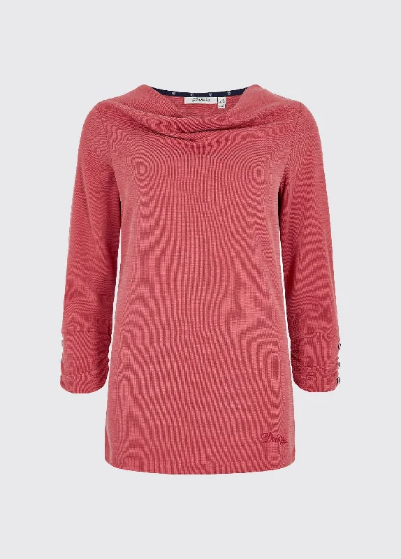 Latest Trends Hillgrove cowl neck top - Nantuck Red