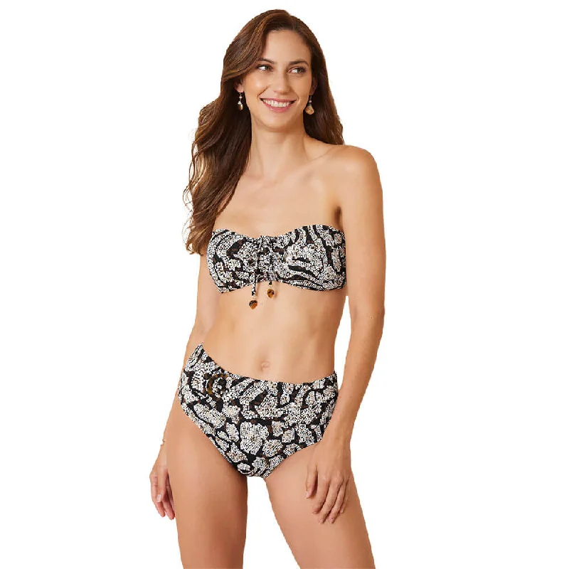Feminine Luxe Style Sale Tommy Bahama Playa Brava Bandeau Top - Black*