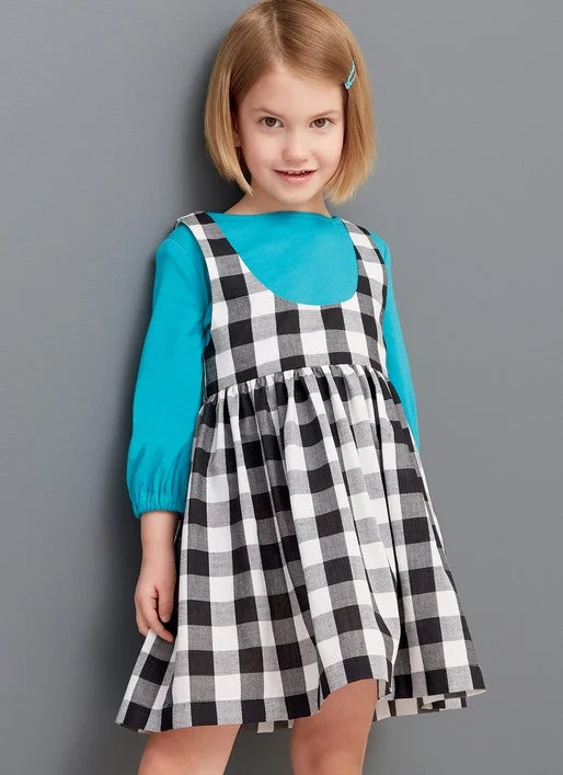 Budget Saver McCalls Children's Tops and Pinafores M7829