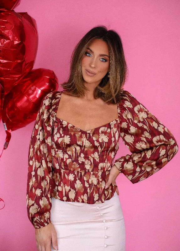Affordable Luxury Fashion Wine Garden Top