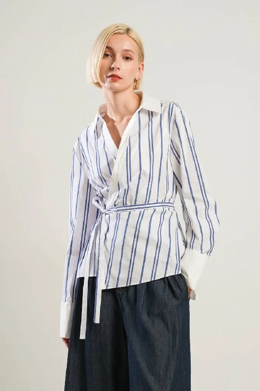 The Sale You'Ve Been Waiting For ALONG THE SHORELINE WOVEN TOP