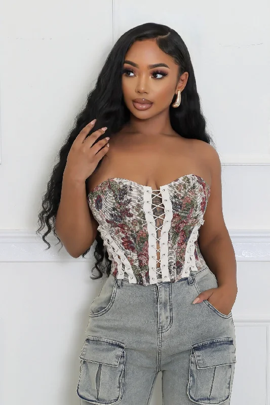 Inspired By You, Designed For You Smoking Hot Corset Top