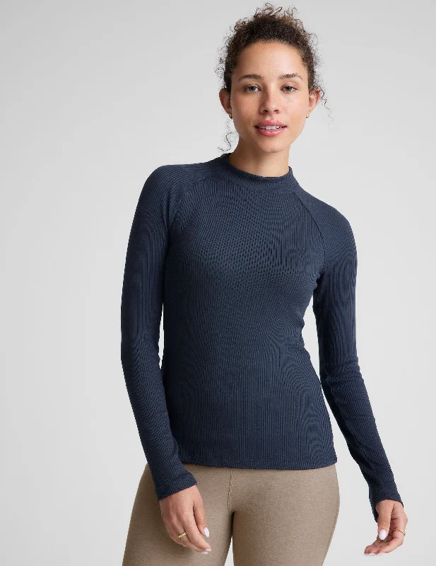 Limited Stock – Weekend Offers Available Now Contours Mock Neck Long Length Top