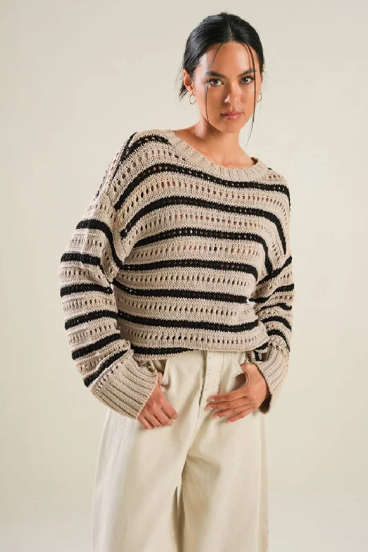 Fashion Forward Femininity RIVIERA RETREAT SWEATER TOP