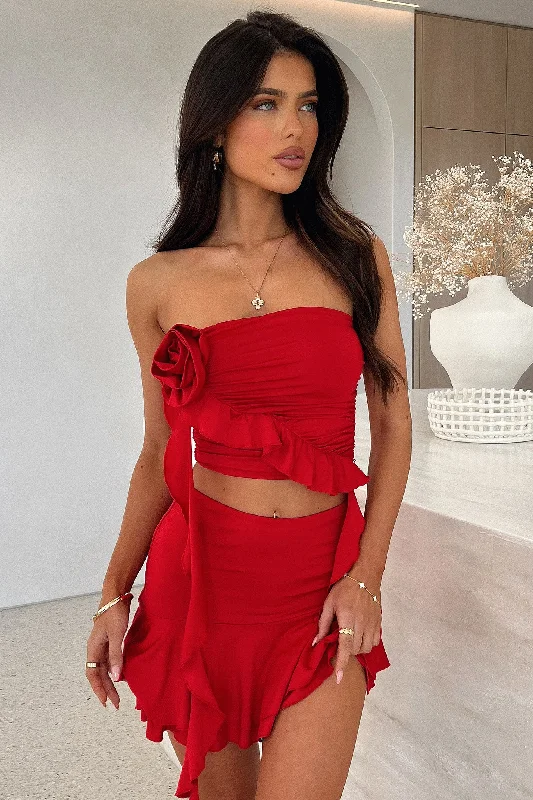 Casual Fashion Odee Top - Red