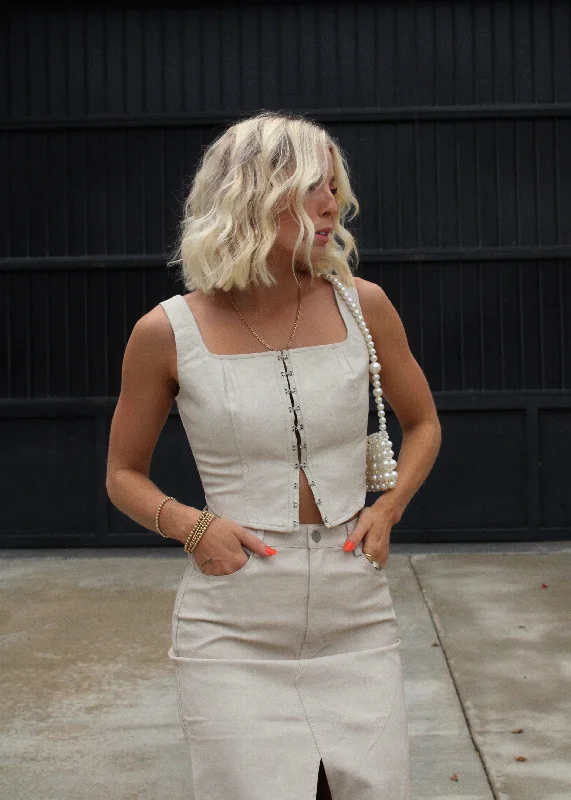 Vintage Style Deals Hooked On You Top