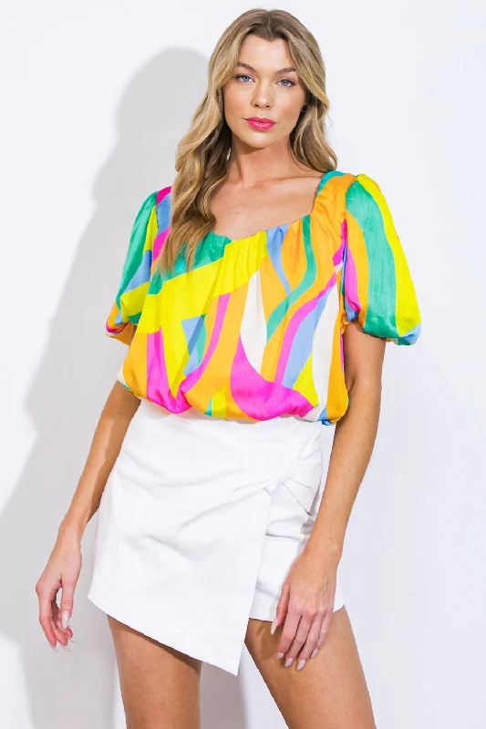 Classic Elegance Sales BEAUTIFUL MELODY WOVEN TOP