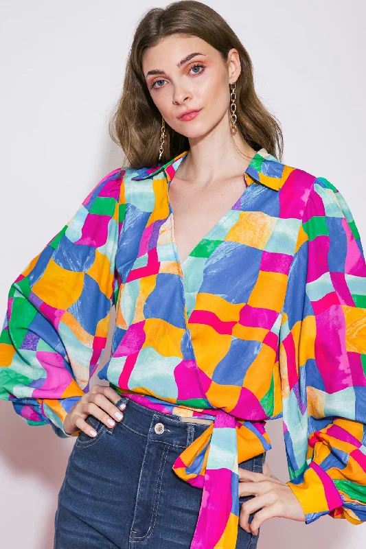 Time-Limited Discounts Just For You LOVELY STATEMENT WOVEN TOP