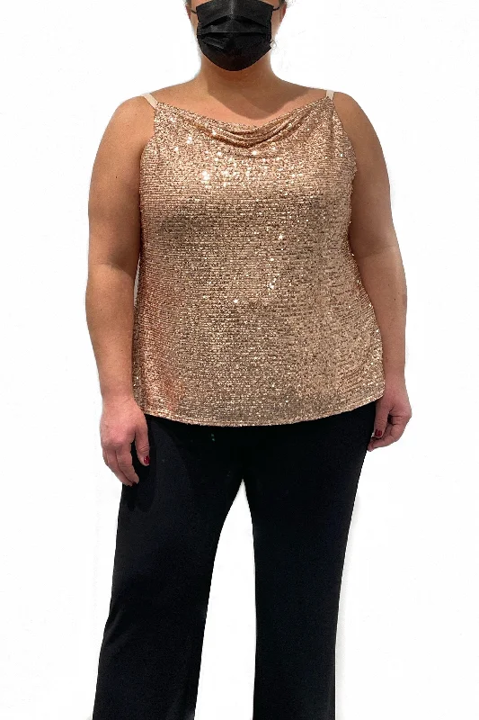 Summer Deals Nightway Formal Plus Size Sequined Top 22116W