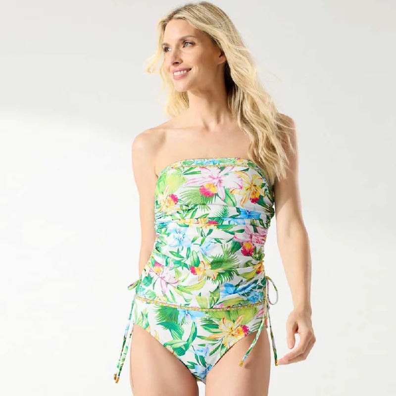 Exclusive Styles, Exclusive Discounts Tommy Bahama Orchid Garden Underwire Bandini Top - White