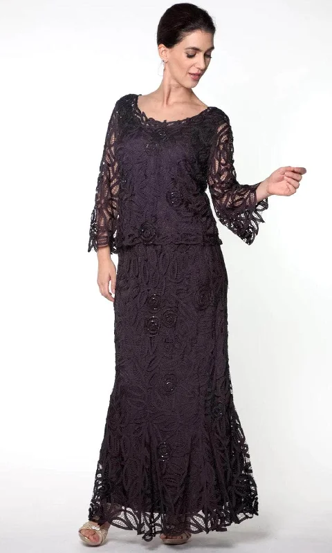 Season Sale Soulmates D8785 - Bell-Sleeve Tunic Top And Skirt