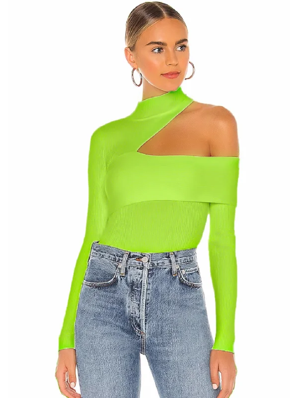Athleisure Style Sale Stretchable Ribbed Bandage Top