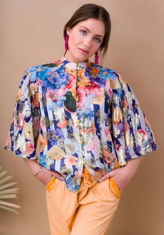 Trendy Threads Dahlia Blue Top