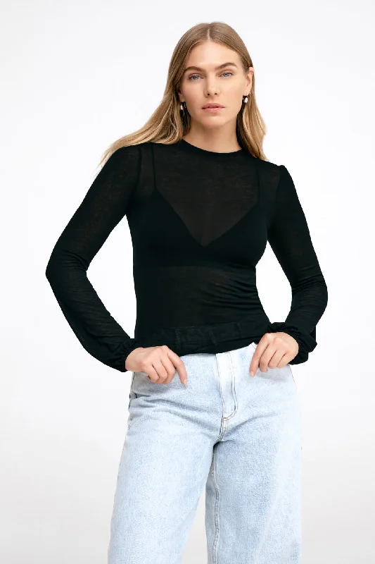 Budget-Friendly Fashion Alex Sheer Top